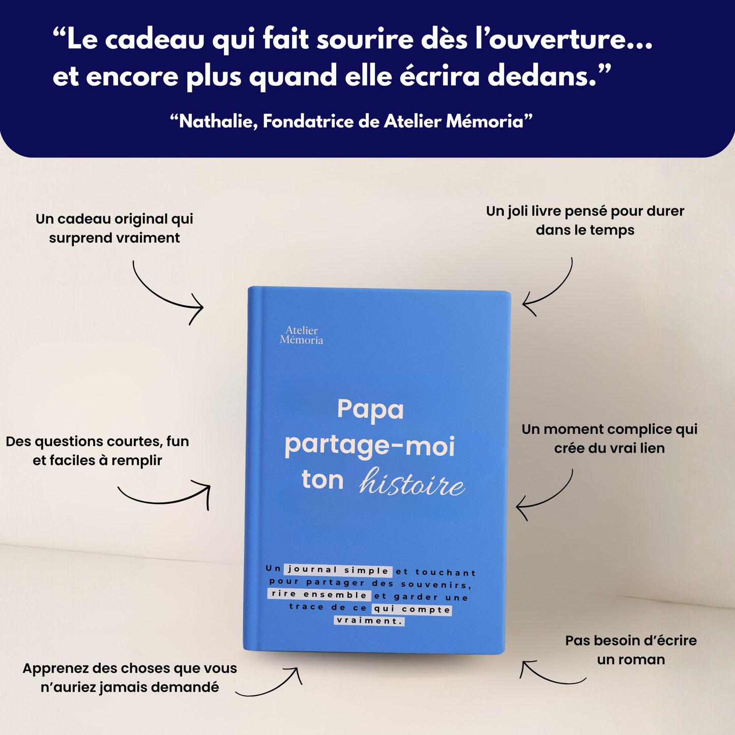 Journal guidé - Papa, partage-moi ton histoire